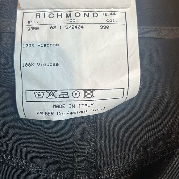 NWT John Richmond X Black Maxi Skirt - Picture 9 of 11